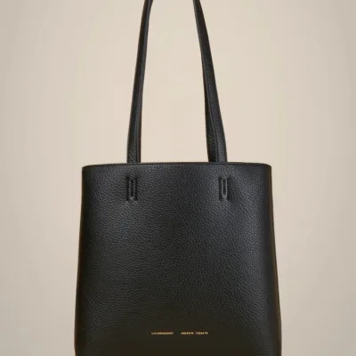 Bolso Liviana Conti reversible mini negro/amarillo