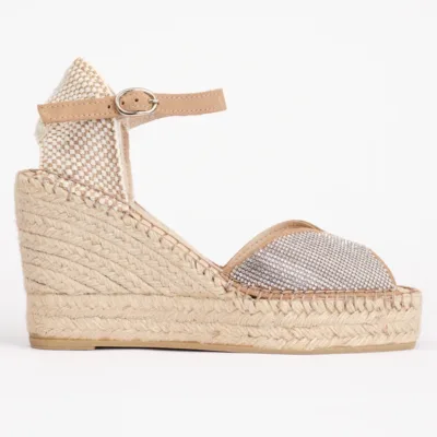 Sandalia Sahara Brillante Platino