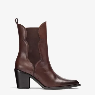 BOTÍN COWBOY MARRON