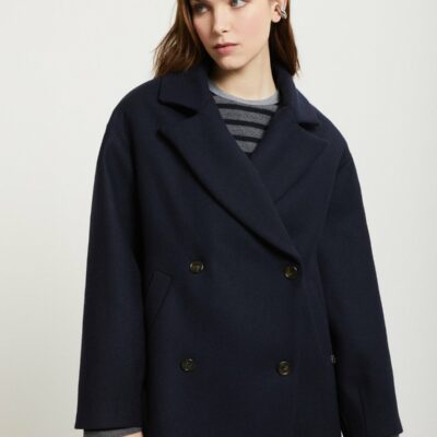 CHAQUETA DE LANA AZUL NOCHE