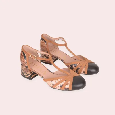 ZAPATOS SALON MARRONES