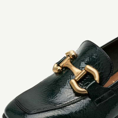 MOCASIN CHAROL VERDE OSCURO