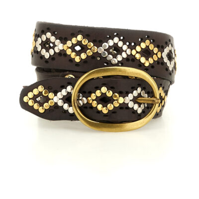 CINTURON PIEL CON TACHUELAS