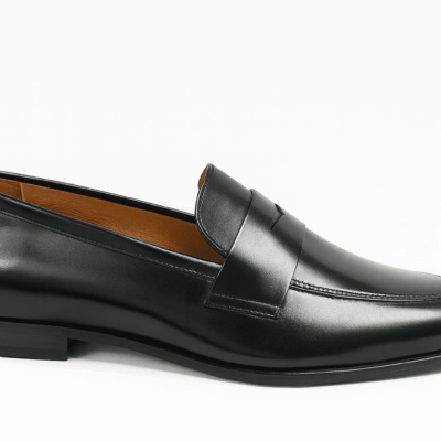 MOCASIN DE PIEL NEGRO