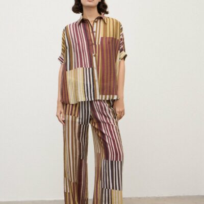 PANTALON PALAZZO A RAYAS