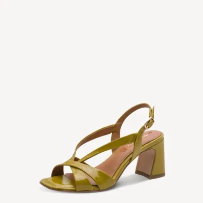 Sandalia de Tac&oacute;n Pistacho