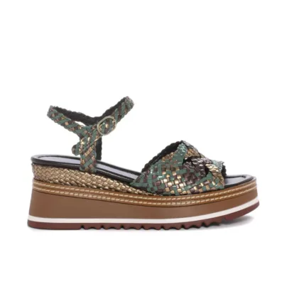 SANDALIA PLATAFORMA trenzada pons