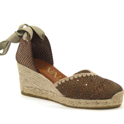 Alpargata con cu&ntilde;a Bronce