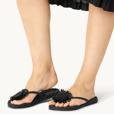 chanclas black ilse jacobsen flor grande