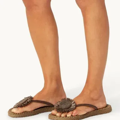 chanclas mocca ilse jacobsen flor grande
