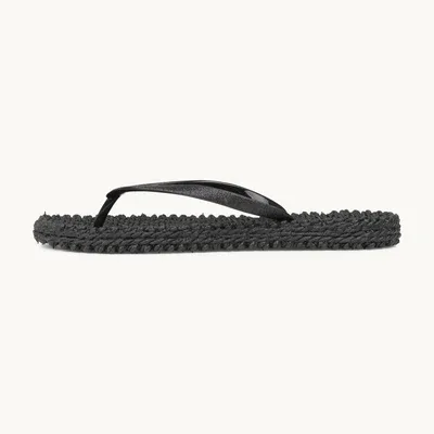 chanclas glitter ilse jacobsen black