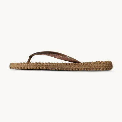chanclas glitter ilse jacobsen mocca