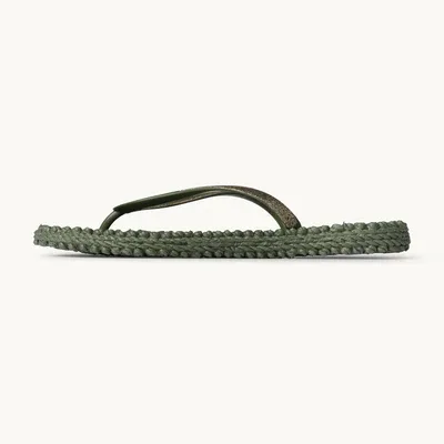 chanclas glitter ilse jacobsen army