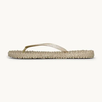 chanclas glitter ilse jacobsen platin