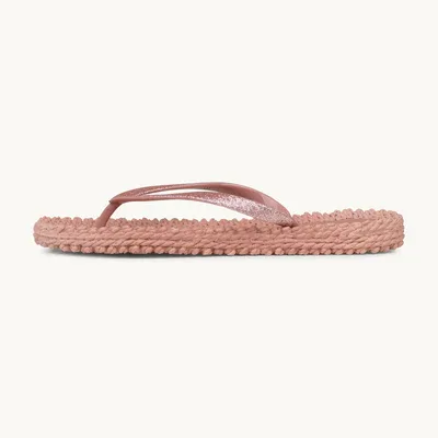 chanclas glitter ilse jacobsen misty rose