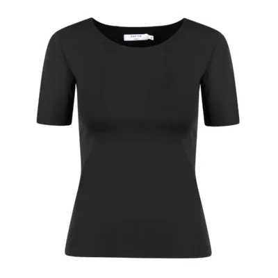 camiseta elastica negra