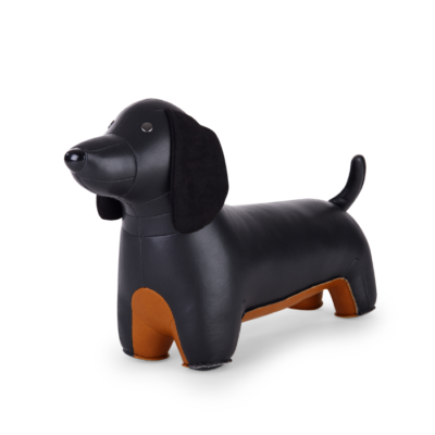 teckel doorstop negro mini